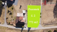 Prodej pozemku 772 m2, uren k vstavb RD, Polom (okres Perov)