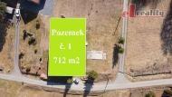 Prodej pozemku 712 m2, uren k vstavb RD, Polom (okres Perov)