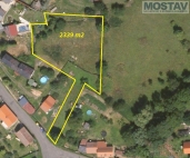Prodej pozemku 2 339 m2, určený k výstavbě RD, Hrobčice, Červený Újezd (okres Teplice) - exkluzivně