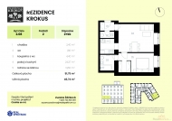 Prodej bytu 2+kk, 46 m2, OV, Brno, Zábrdovice (okres Brno-město), ul. Kuldova