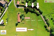 Prodej pozemku , uren k vstavb RD, Pedotice, Tebkov (okres Psek)