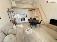 Pronjem bytu 1+kk, 42 m2, OV, Praha 5, Smchov, ul. Na Valentince