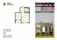 Pronjem bytu 2+kk, 58 m2, OV, Ostrava, Moravsk Ostrava (okres Ostrava-msto), ul. Dln
