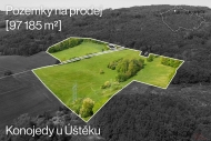 Prodej pozemku , zemdlsk pda, ڹtk, Konojedy (okres Litomice)