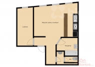 Pronjem bytu 2+kk, 62 m2, OV, Trutnov, Vnitn Msto, ul. Havlkova