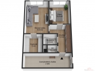 Prodej bytu 2+1, 45 m2, OV, Praha 10, Hostiva, ul. vehlova