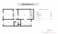 Prodej bytu 3+1, 76 m2, DV, Osek (okres Teplice), ul. Slovensk