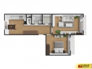 Prodej bytu 2+1, 65 m2, OV, Brno, ekovice (okres Brno-msto)