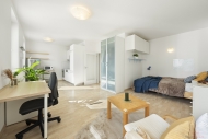 Prodej bytu 1+kk, 43 m2, OV, Praha 10, Stranice, ul. Janrova