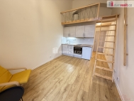 Pronjem bytu 1+1, 35 m2, OV, Praha 5, Smchov, ul. Na Valentince