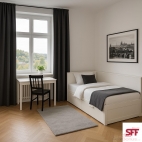 Pronjem bytu atypick, 15 m2, OV, Praha 6, Steovice, ul. Nad Panenskou - exkluzivn