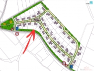 Prodej pozemku , uren k vstavb RD, eliv (okres Pelhimov)