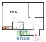 Pron�jem bytu 2+kk, 33 m2, OV, Praha 6, Suchdol, ul. Ke Koz�m h�bet�m