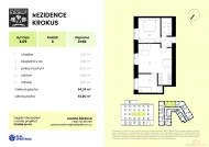 Prodej bytu 3+kk, 53 m2, OV, Brno, Z�brdovice (okres Brno-m�sto), ul. Kuldova