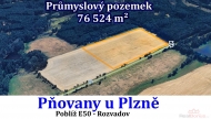 Prodej pozemku , ur�en� pro komer�n� v�stavbu, P�ovany, Chot�ovi�ky (okres Plze�-sever)