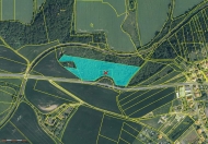 Prodej pozemku 20 542 m2, trval� travn� porost, P���ina, Petrovice (okres Rakovn�k)
