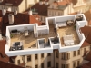 3D p�dorys bytu