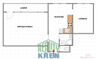 Pron�jem bytu 2+1, 57 m2, OV, Praha 4, Bran�k, ul. Branick�